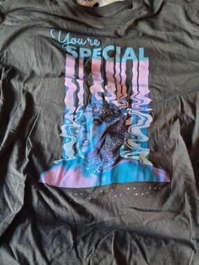 Lizzo Gray Shirt Size Junior's XL, Cropped